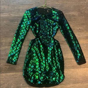Mermaid sequin dress